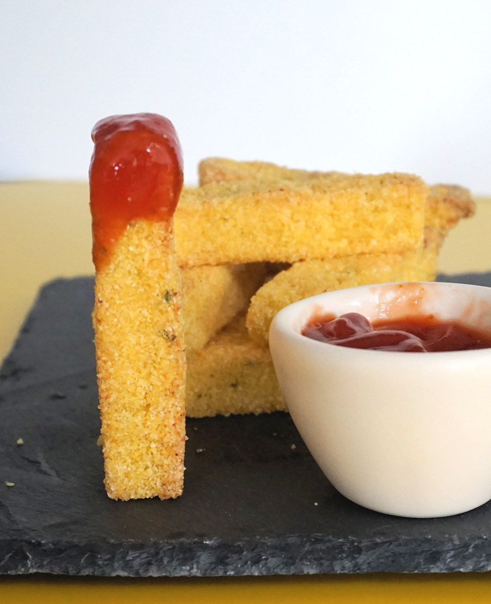 Polenta Chips Recipe Cuisine Fiend